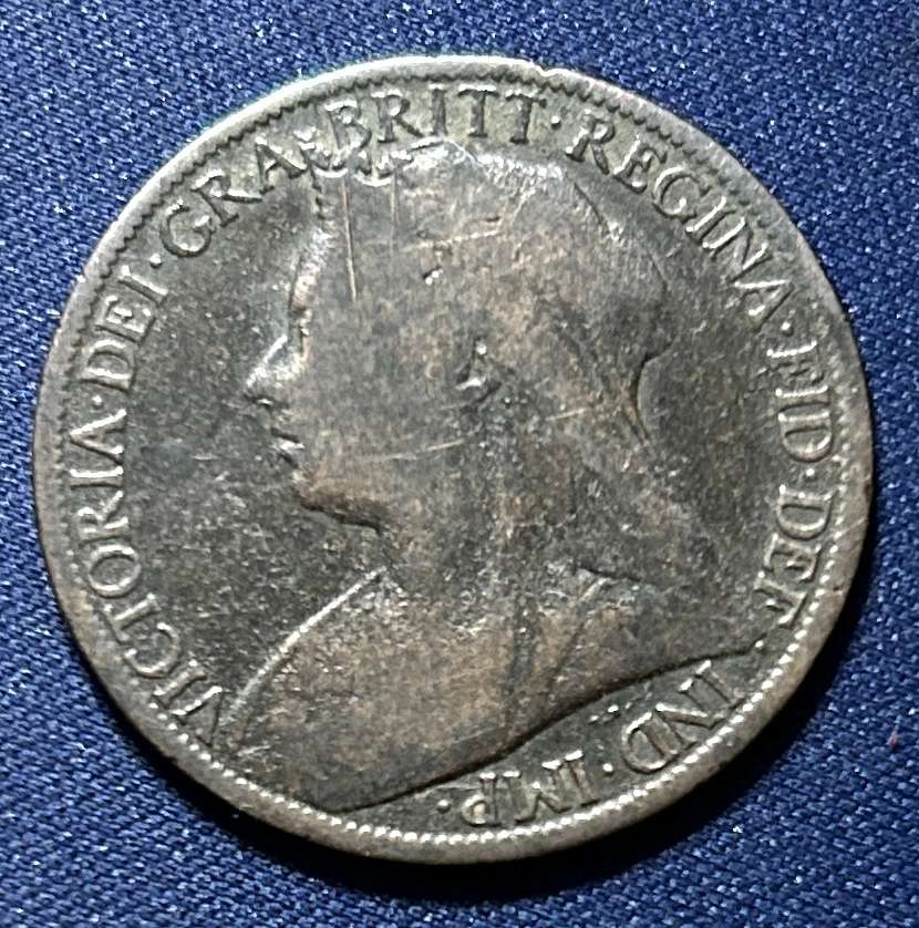 1899 One penny  victoria dei. gra. britt. regina. fid. def. ind. imp