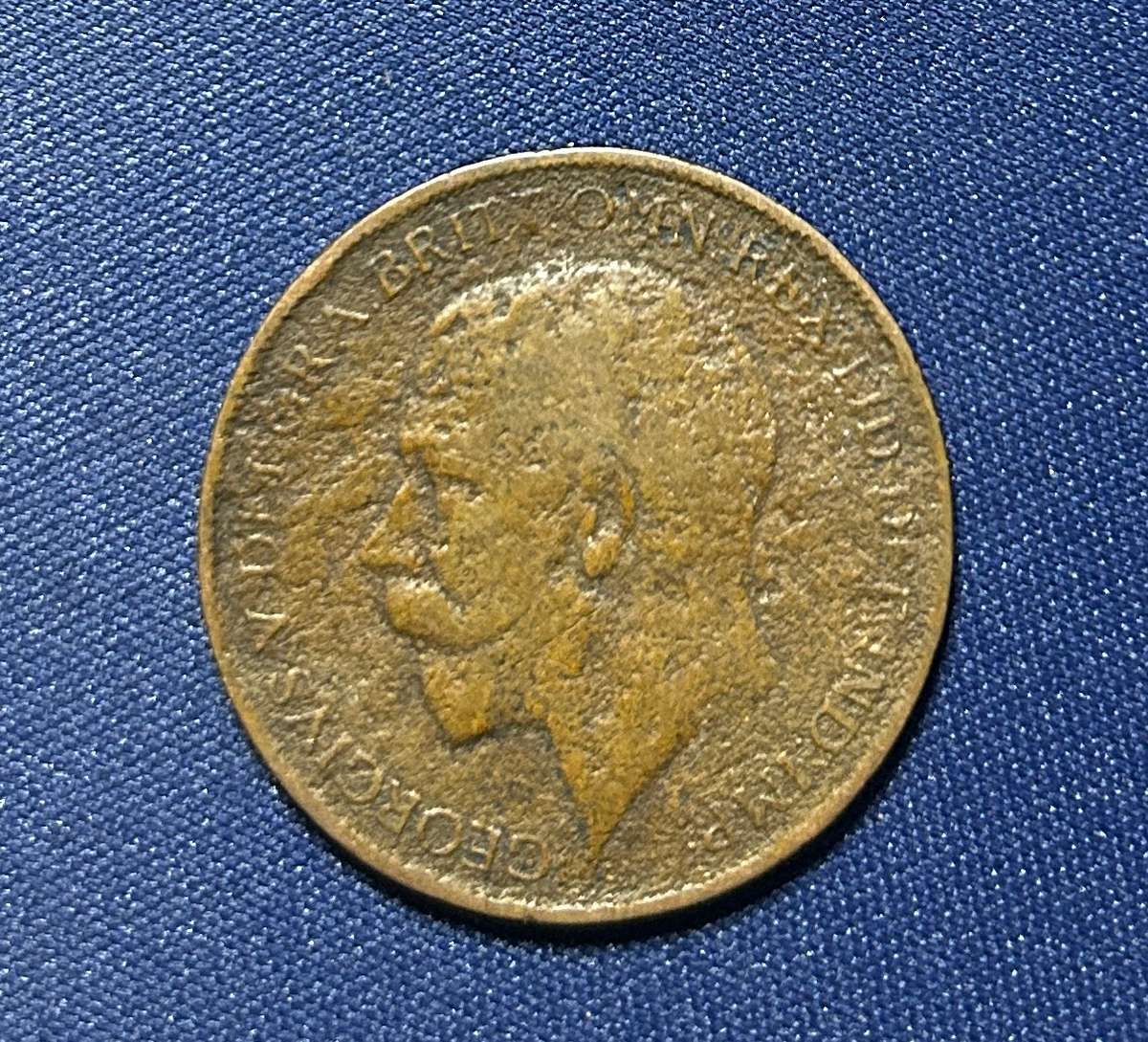 1911 One Penney Georgivs v dei gra:britt:omn:rex fid:def:ind:imp