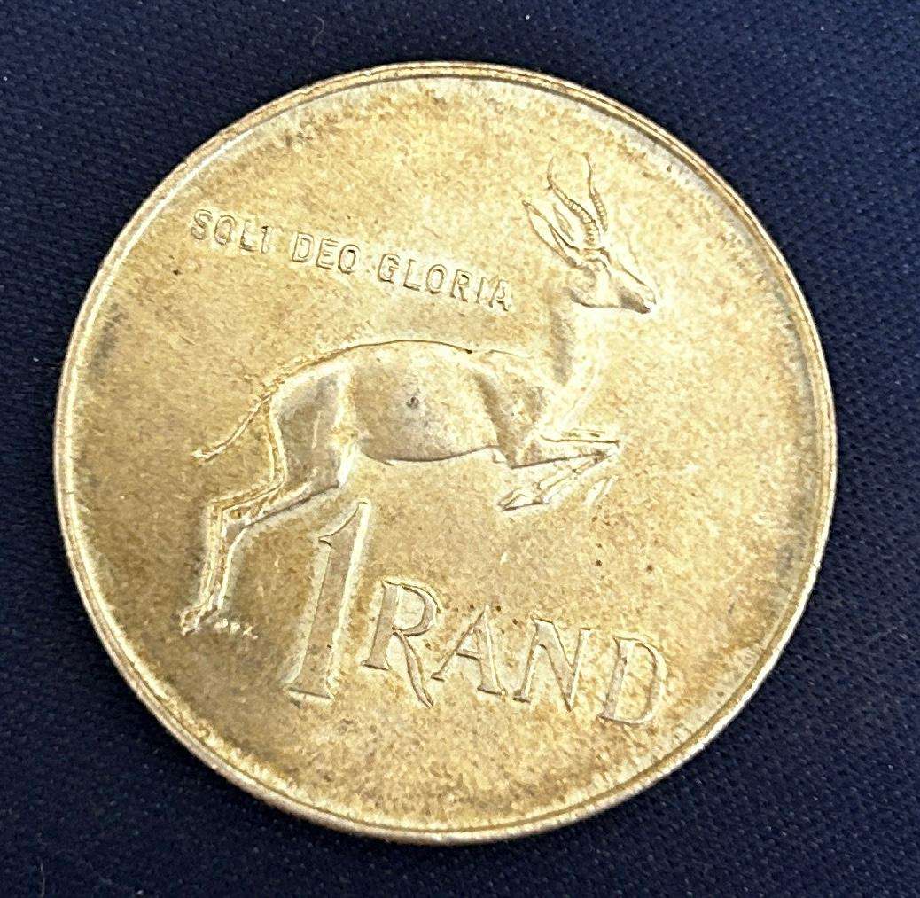 1966 1 Rand silver coin