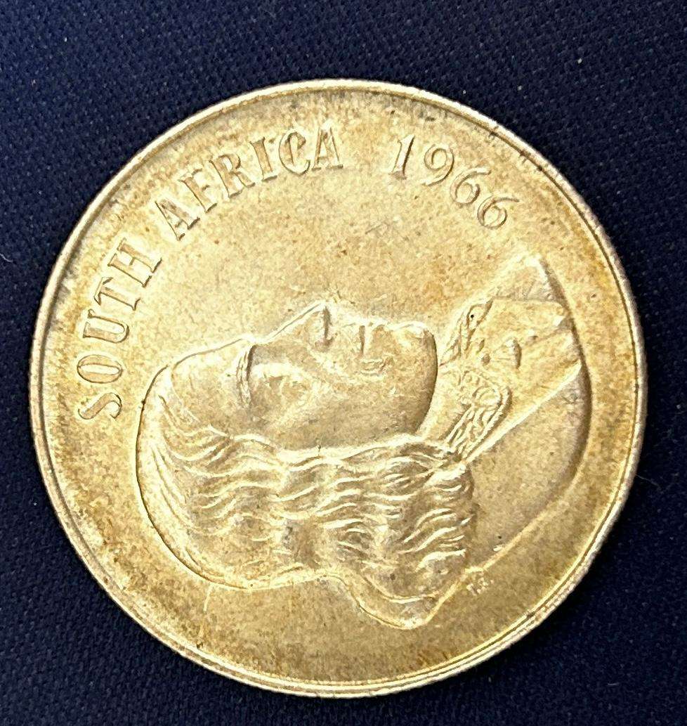 1966 1 Rand silver coin