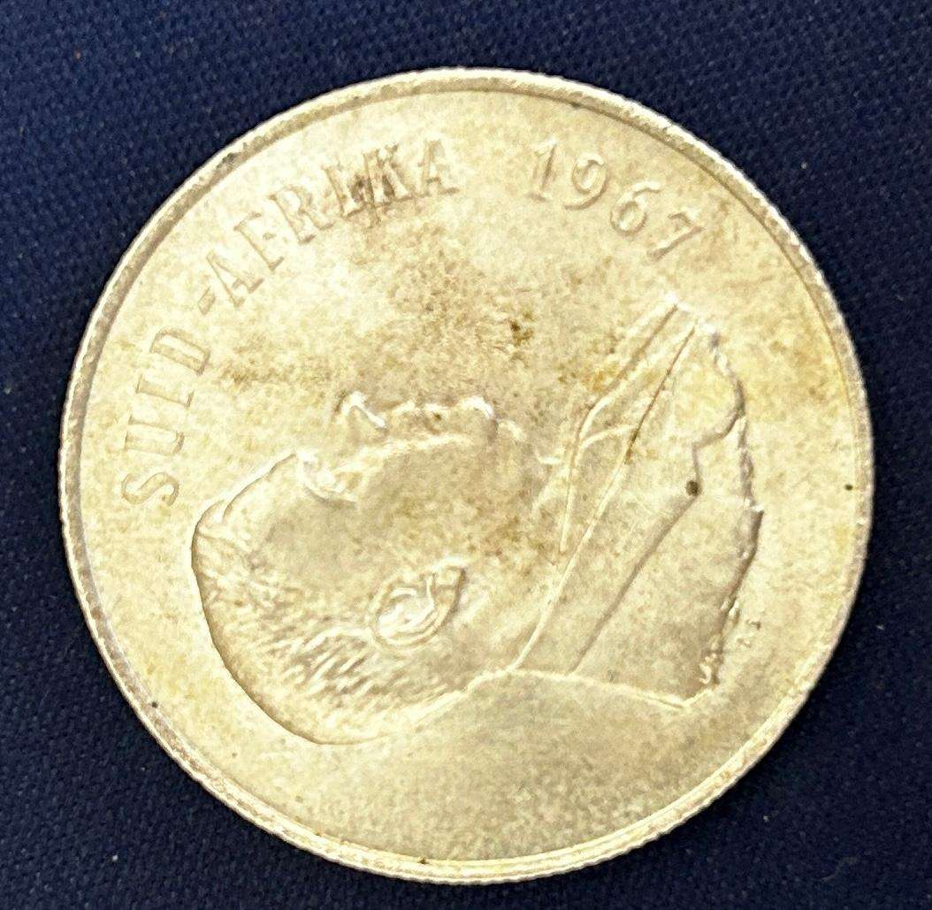 1967 1 Rand silver coin