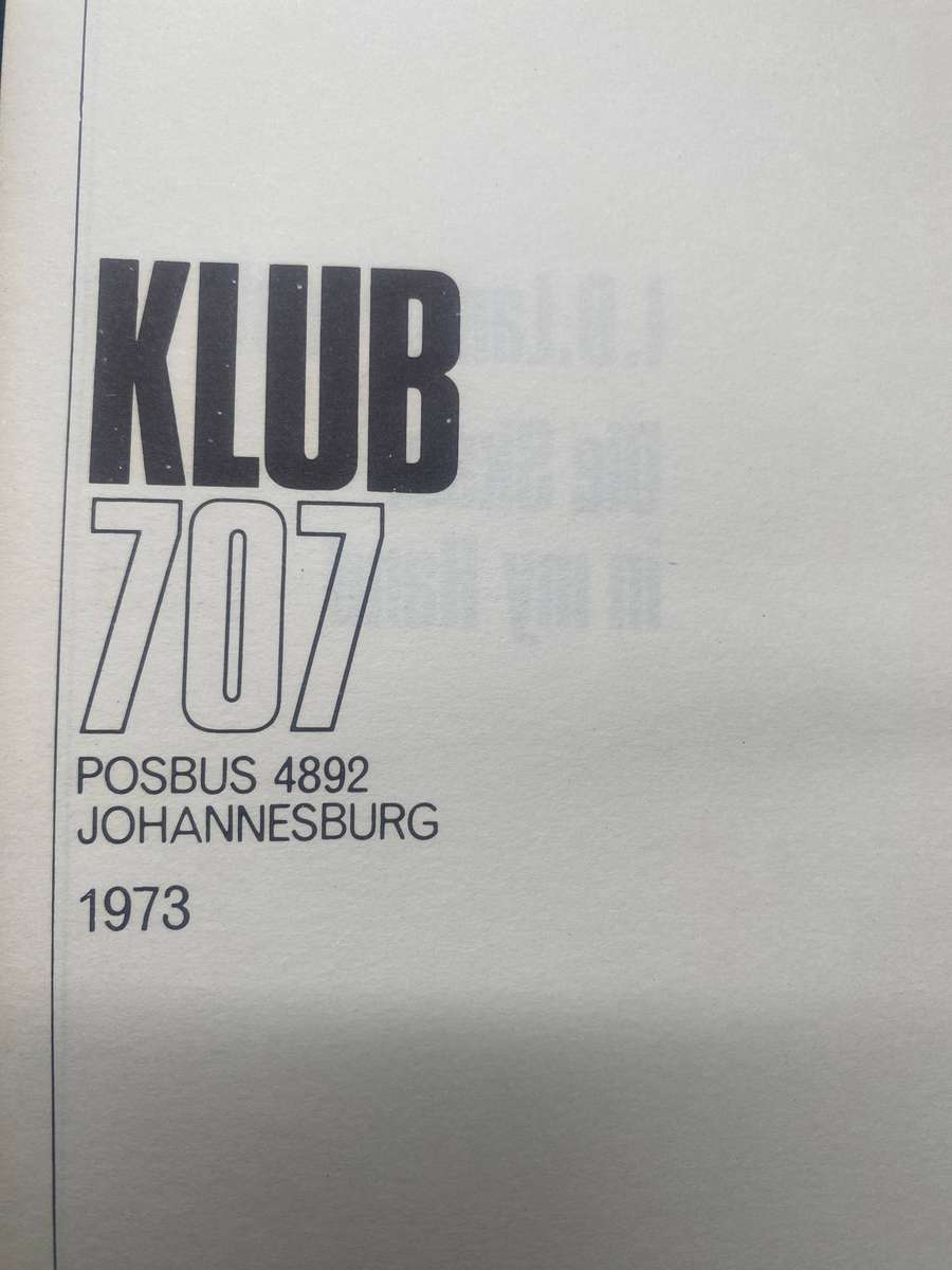 Die Skaal in My Hand - I.D. Lamprecht - Klub 707