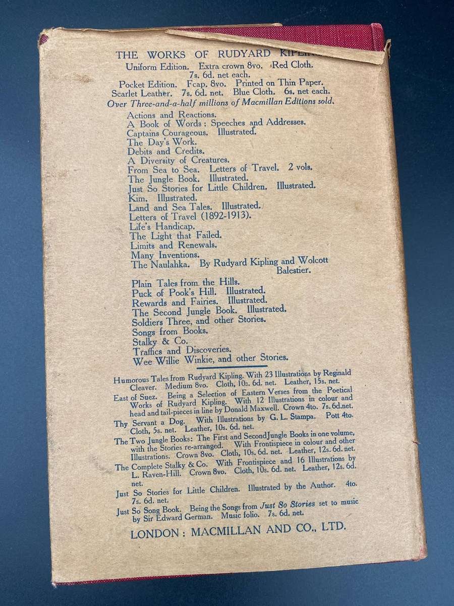 Limits and renewals - Rudyard Kipling