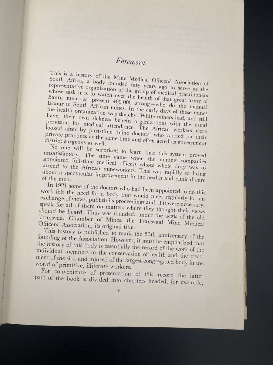 Doctors of the mines - A.P. Cartwright