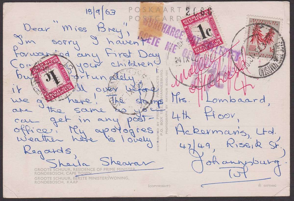 Post Cards / Memorabilia
