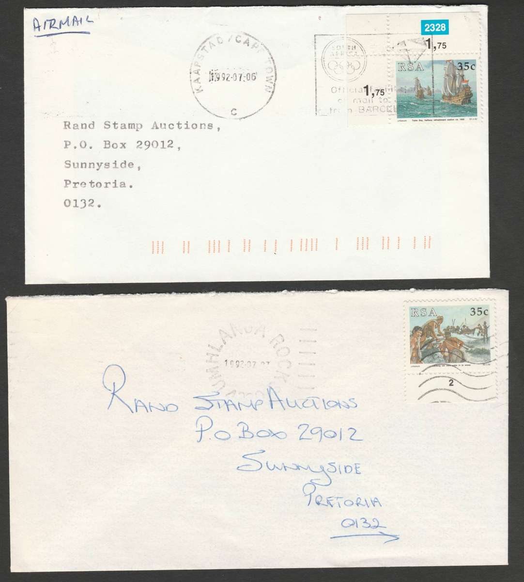 South Africa  (First Day / Private / Unusual / Covers / Items)
