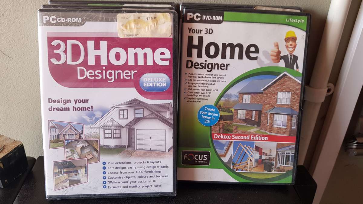 9 x CD's (Garden Designer, Home Designer, Music Theory, Guitar, Graphic Design, Desktop Publishing)