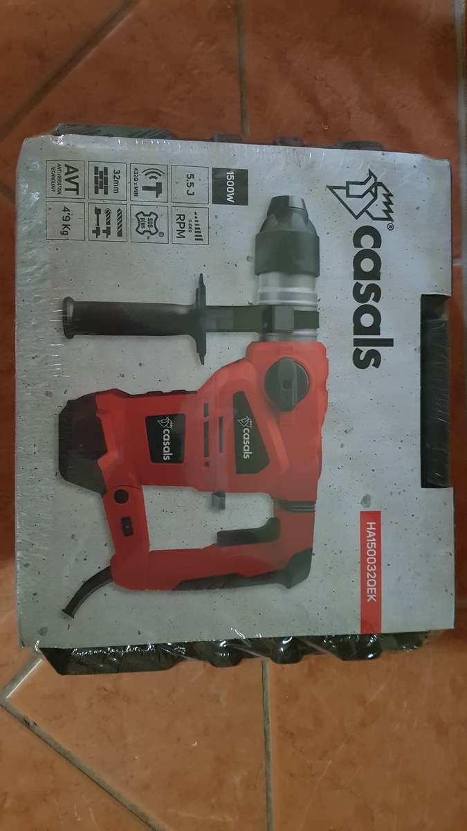 Casals Rotary Hammer Drill Sds-Plus 32Mm Includes Accessory Set In Bmc 1500W
