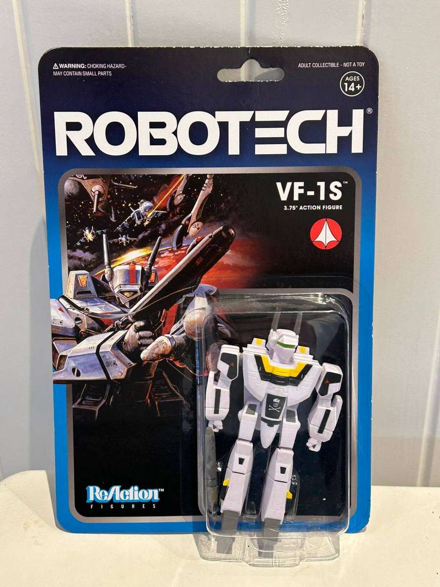 ROBOTECH VF-1S Veritech Fighter action figure by Super 7 Re-action series