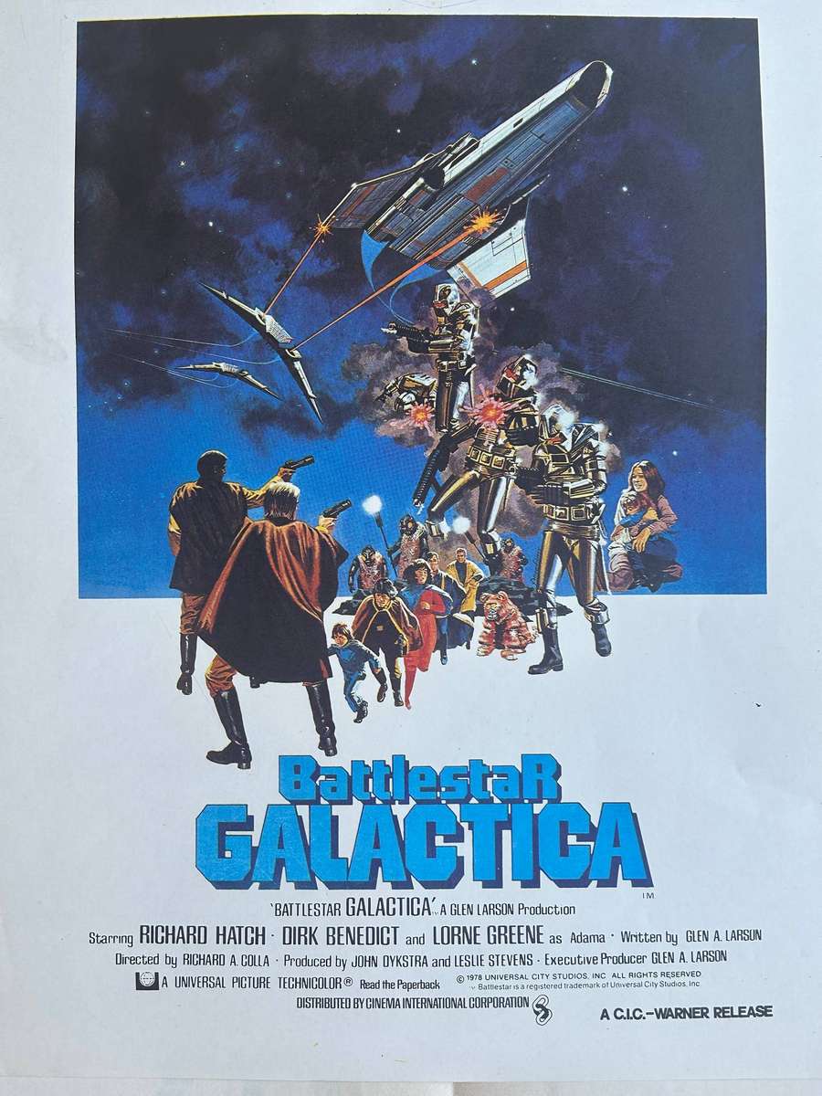 BATTLESTAR GALACTICA 1978 Original Vintage mini lobby size poster