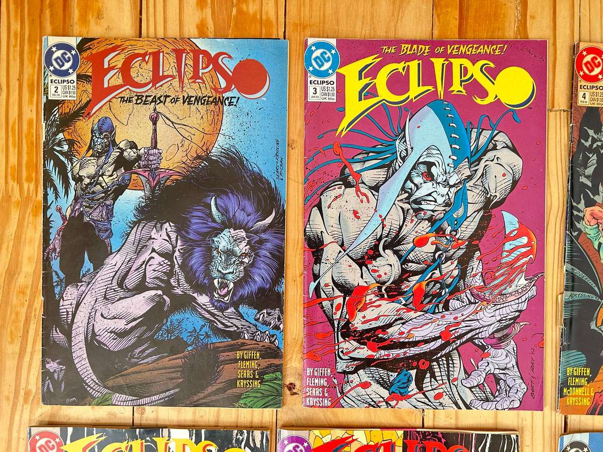 DC Comics ECLIPSO lot of 11 comics No 2-5, 7-12 & 16