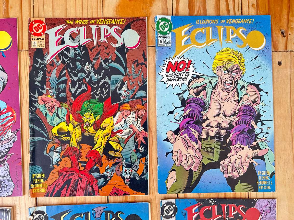 DC Comics ECLIPSO lot of 11 comics No 2-5, 7-12 & 16