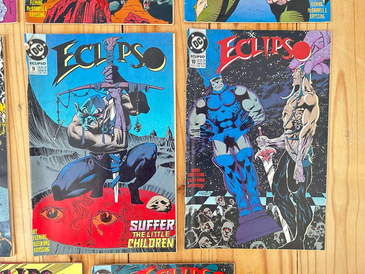 DC Comics ECLIPSO lot of 11 comics No 2-5, 7-12 & 16