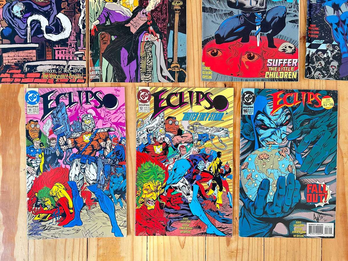 DC Comics ECLIPSO lot of 11 comics No 2-5, 7-12 & 16