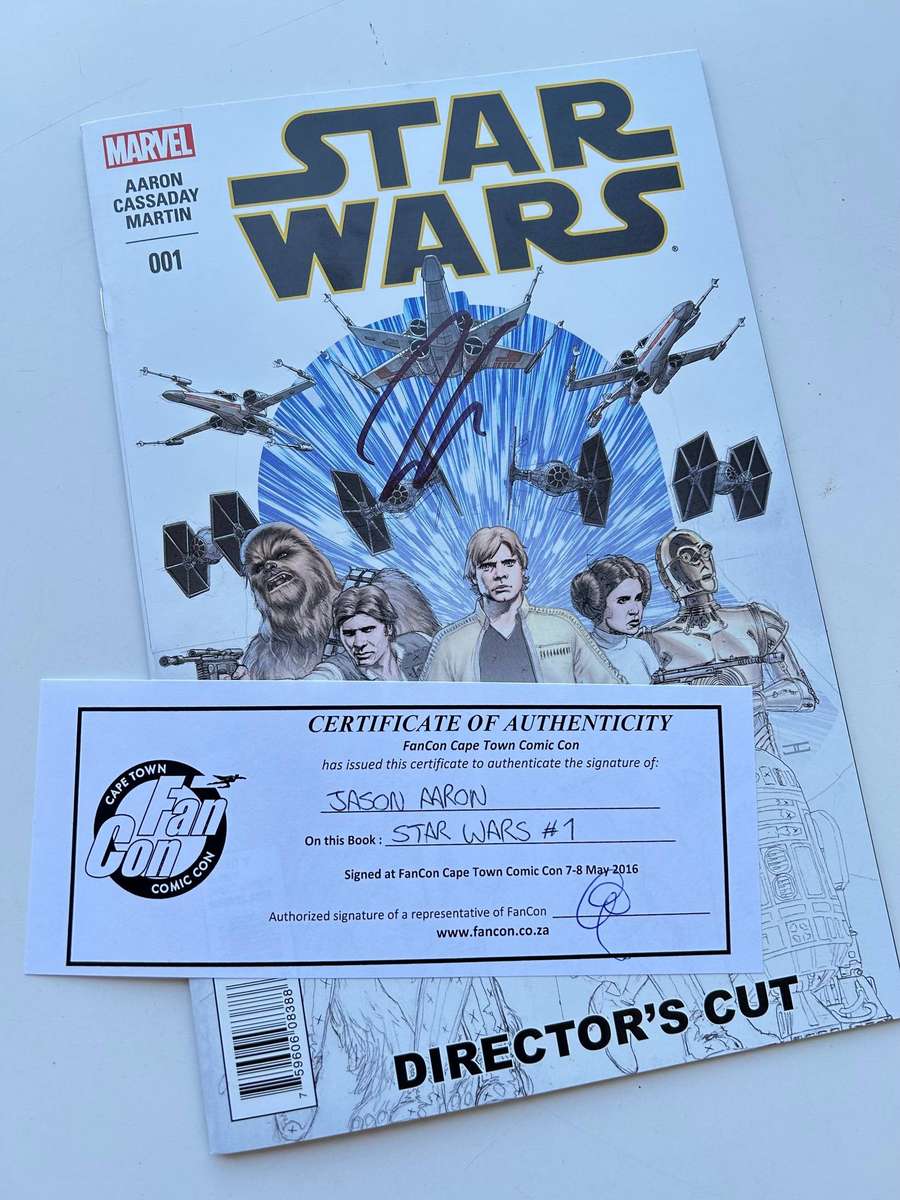 Jason Aaron Autographed MARVEL Star Wars Vol 2 No 1 with COA