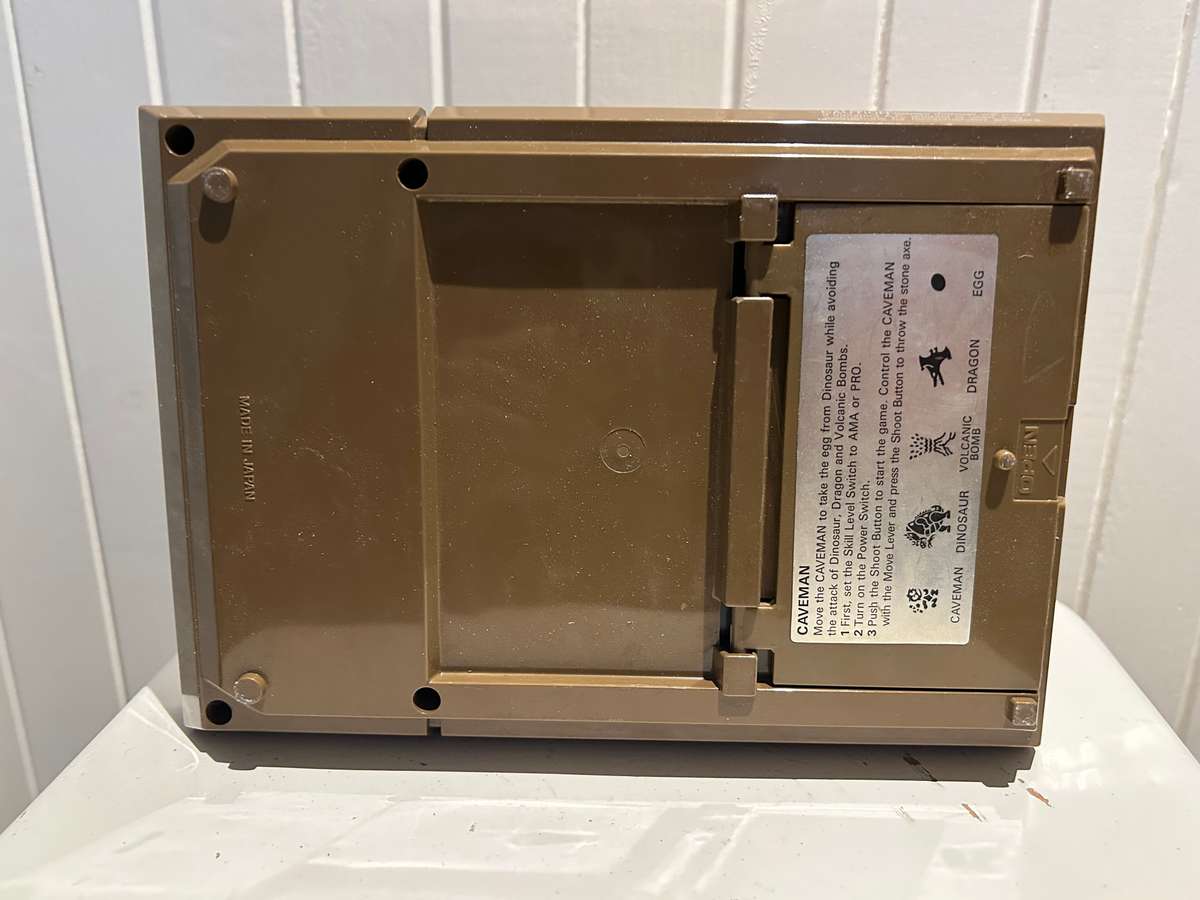 My Vintage 1983 CAVEMAN computer game by TOMY JAPAN