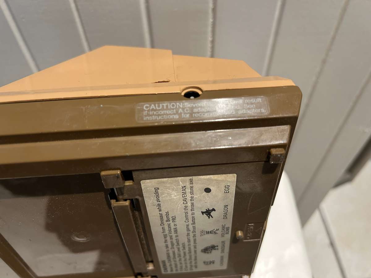 My Vintage 1983 CAVEMAN computer game by TOMY JAPAN