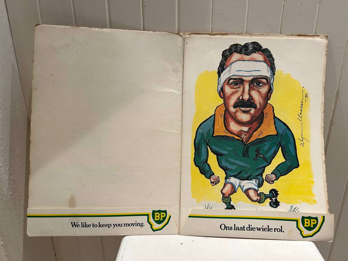 BP petrol stations release 1981 RUGBY SPRINGBOKS squad series