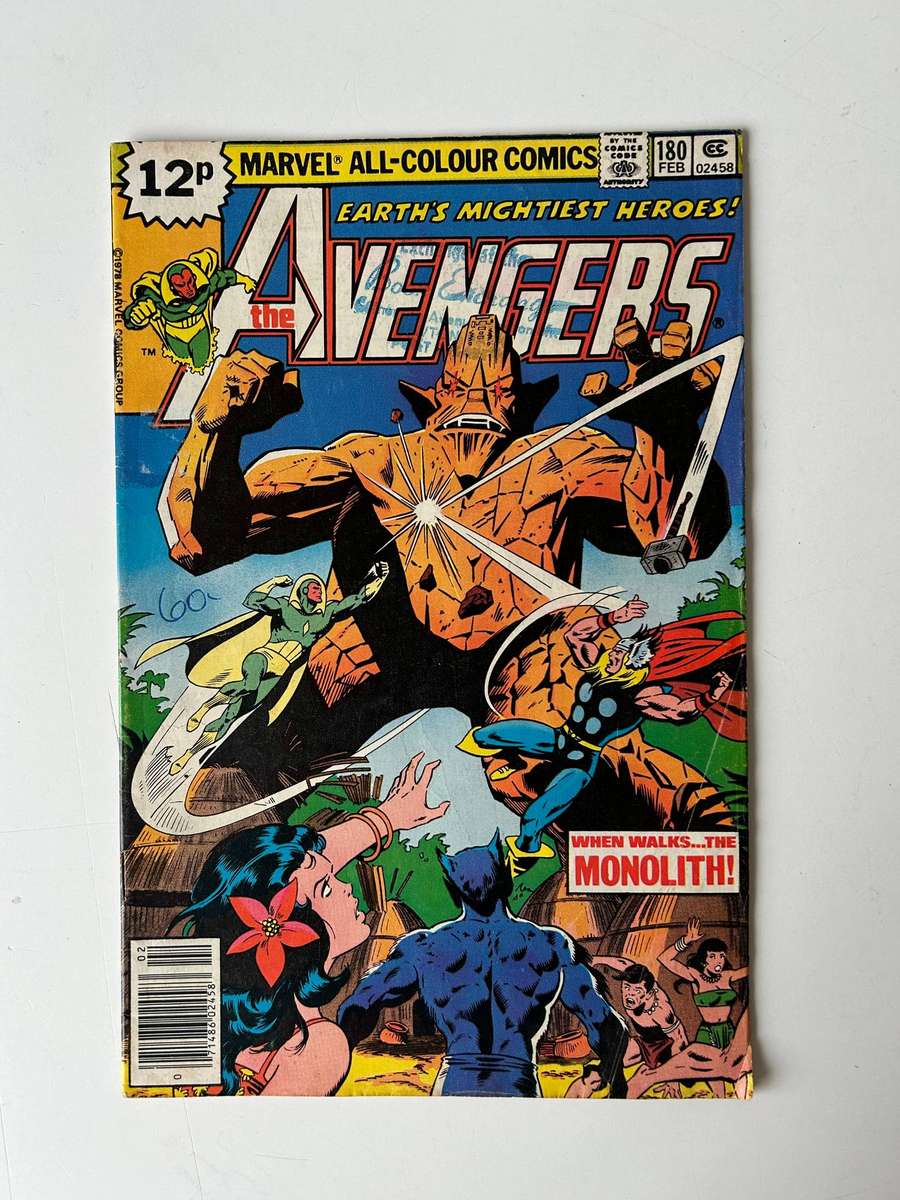Marvel Comics AVENGERS no 180 Feb 1978