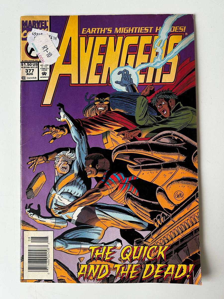 Marvel Comics AVENGERS  no 377 Aug 1994
