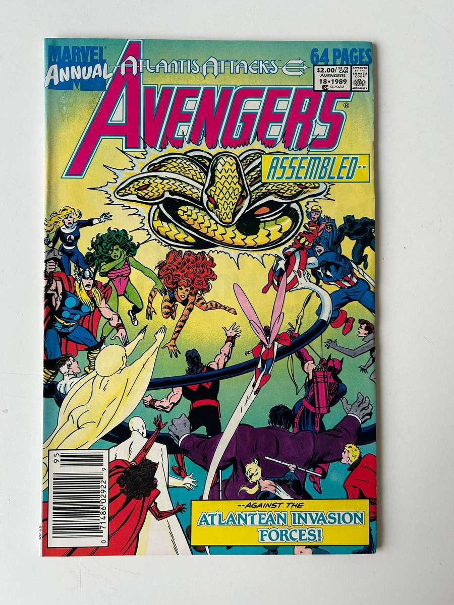 Marvel Comics AVENGERS Annual no 18 1989