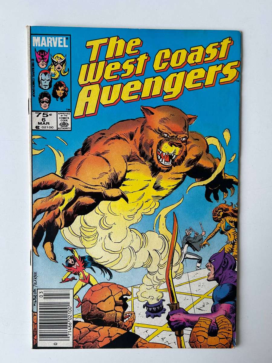 Marvel Comics AVENGERS WEST COAST no 6 Mar 1986