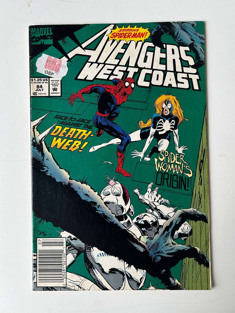 Marvel Comics AVENGERS WEST COAST no 84 July 1992