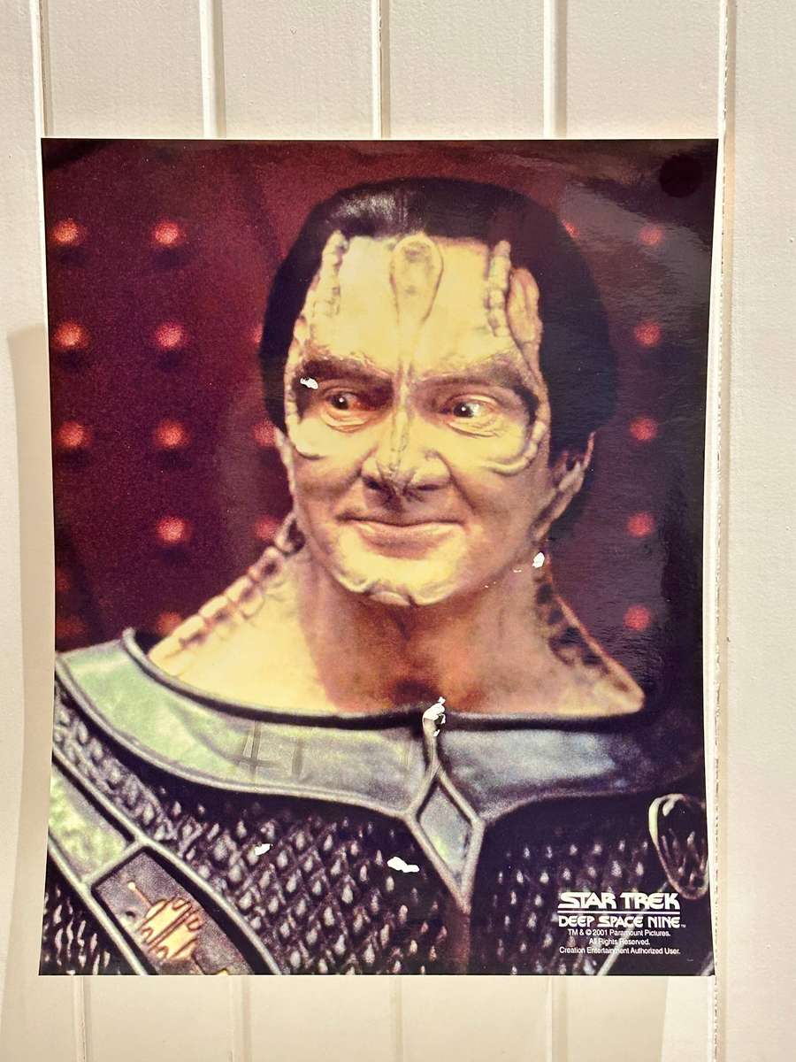 Authentic STAR TREK actor Signature Autograph ANDREW ROBINSON as GARAK in Deep Space Nine