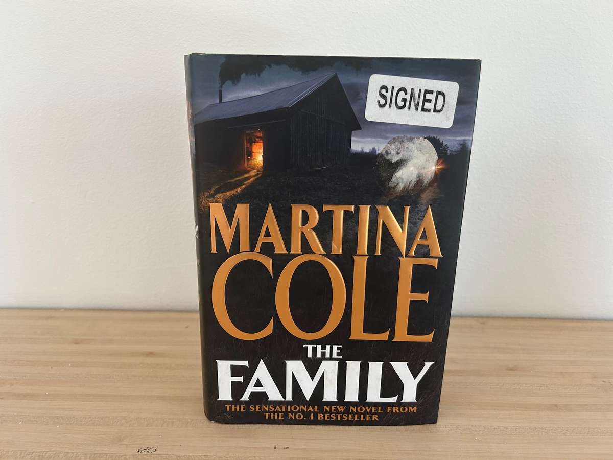 MARTINA COLE - The Family - 1st edition autographed - hard cover version