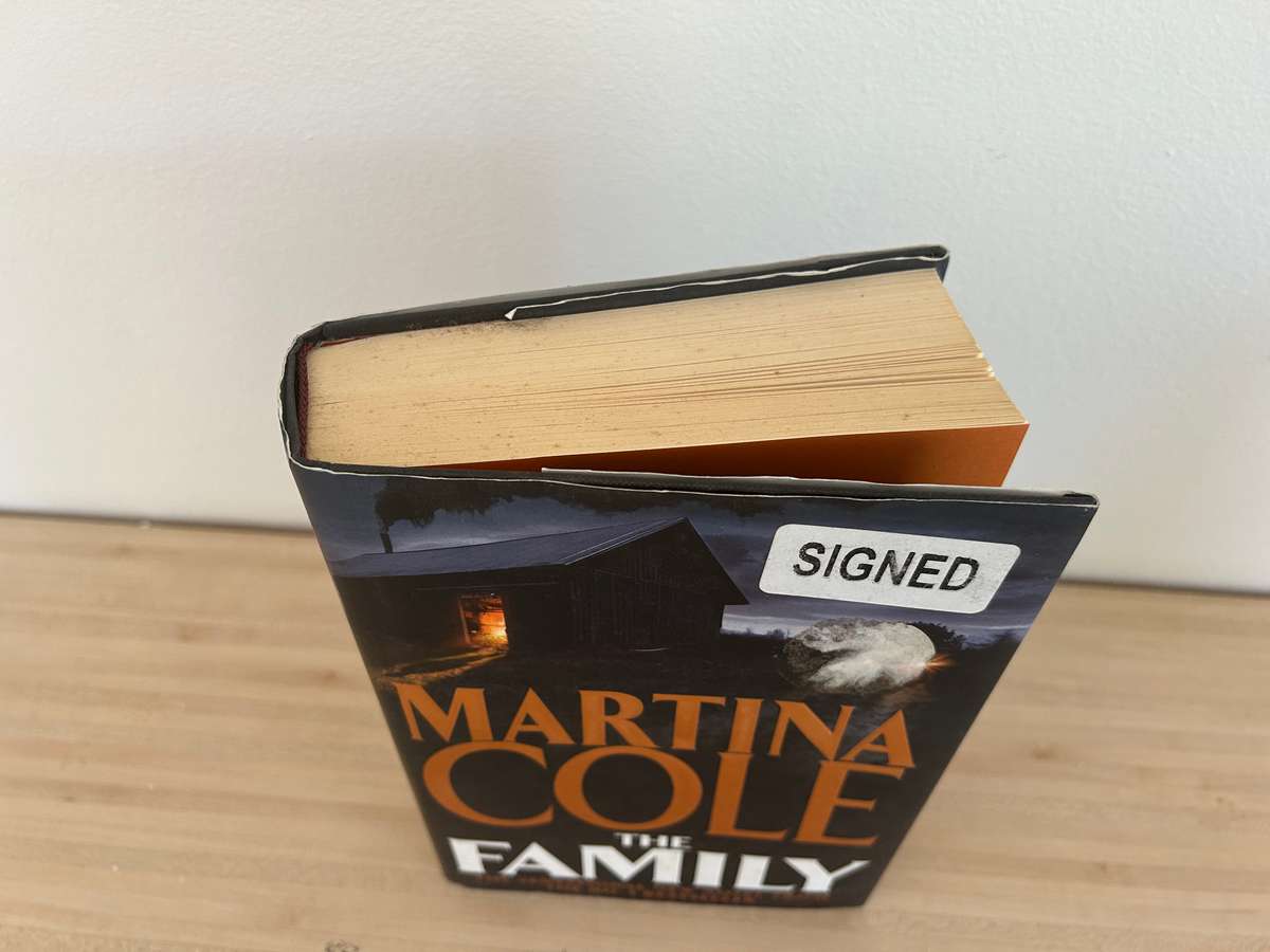 MARTINA COLE - The Family - 1st edition autographed - hard cover version