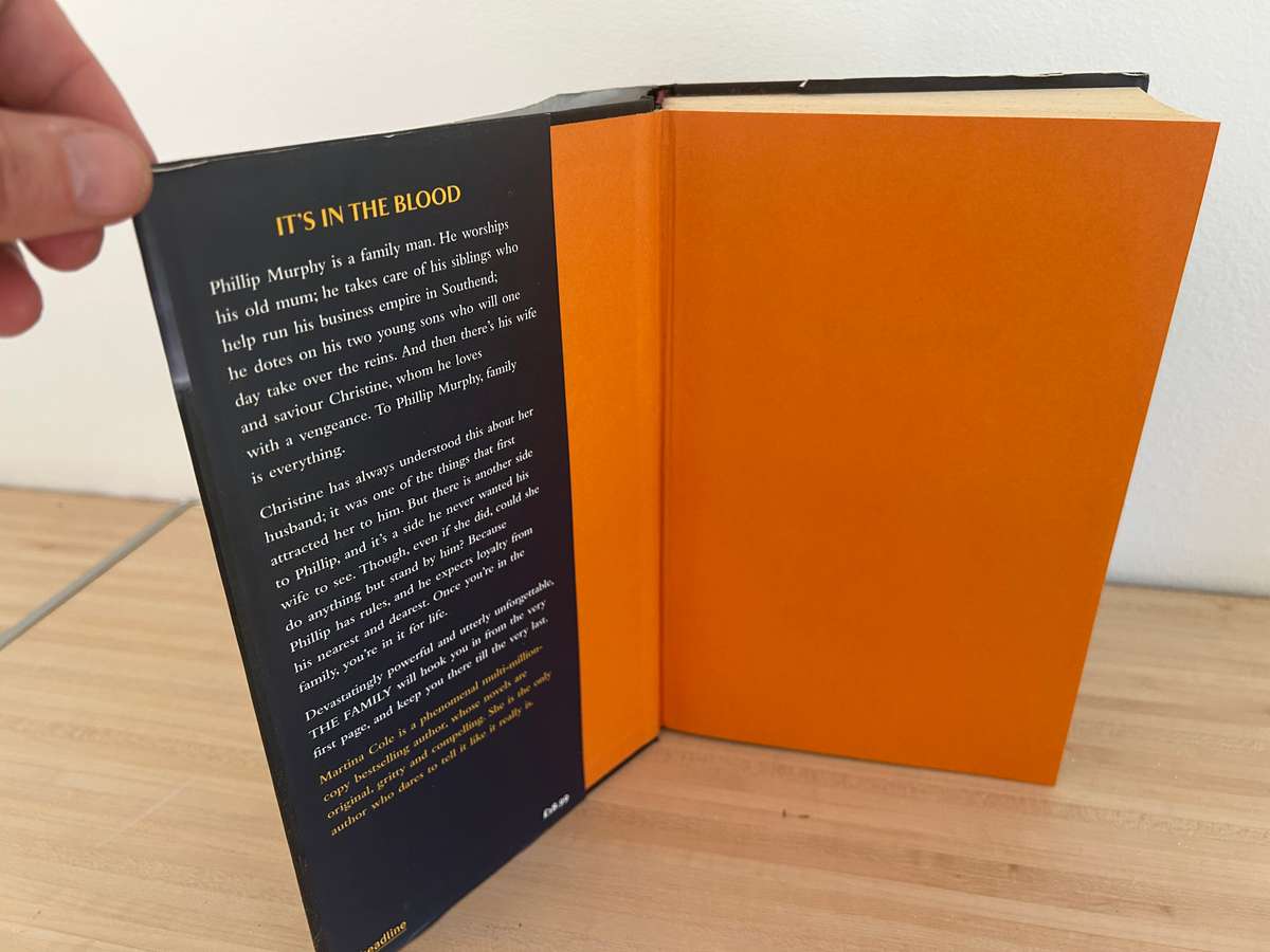 MARTINA COLE - The Family - 1st edition autographed - hard cover version