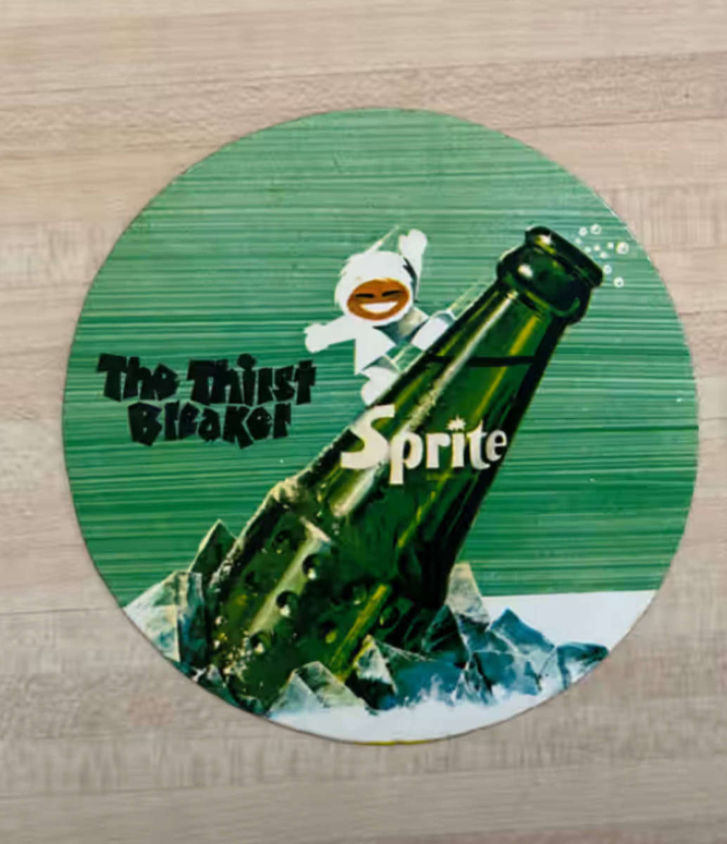 very rare Genuine South African Coca Cola company 1970s SPRITE Promotional Sticker