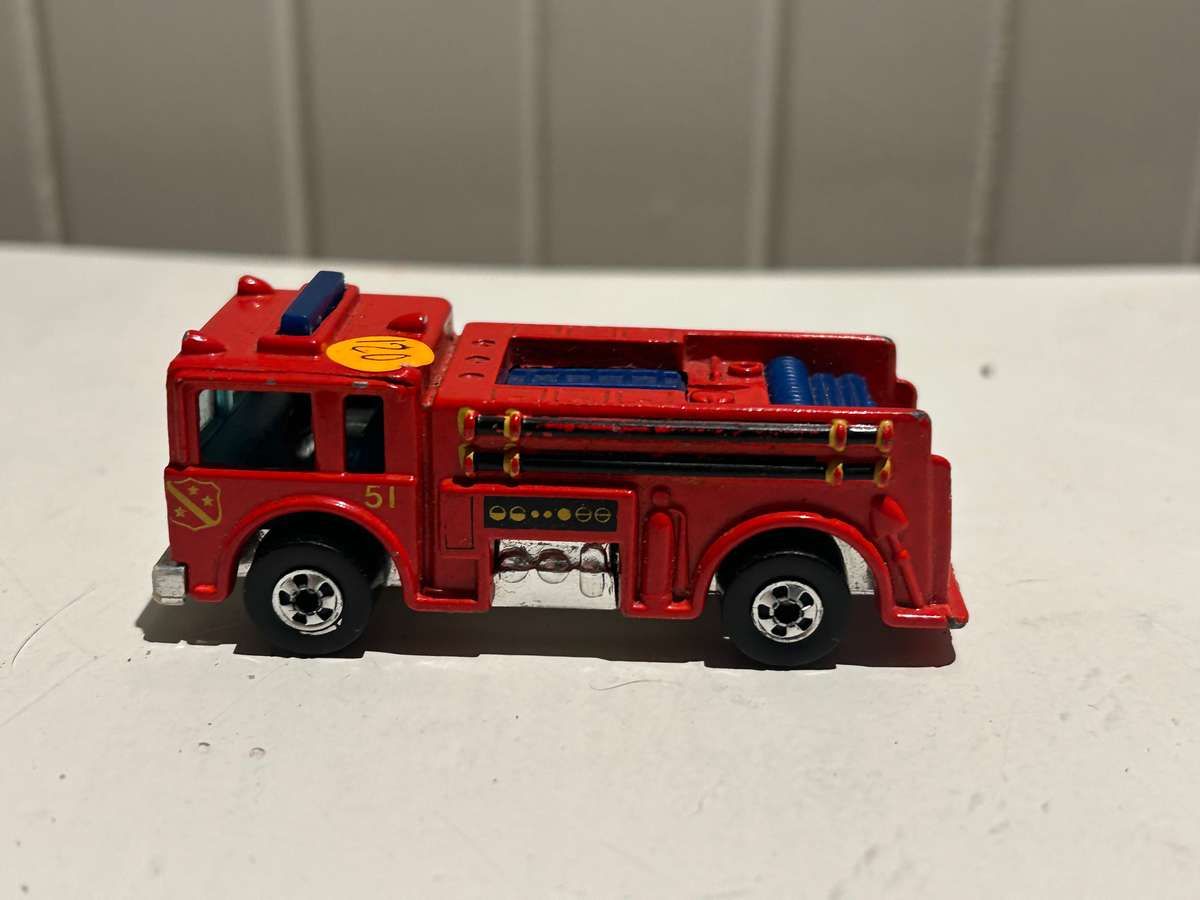 Hotwheels FIRE EATER diecast by Hotwheels 1976 1:64 scale Mattel Toys