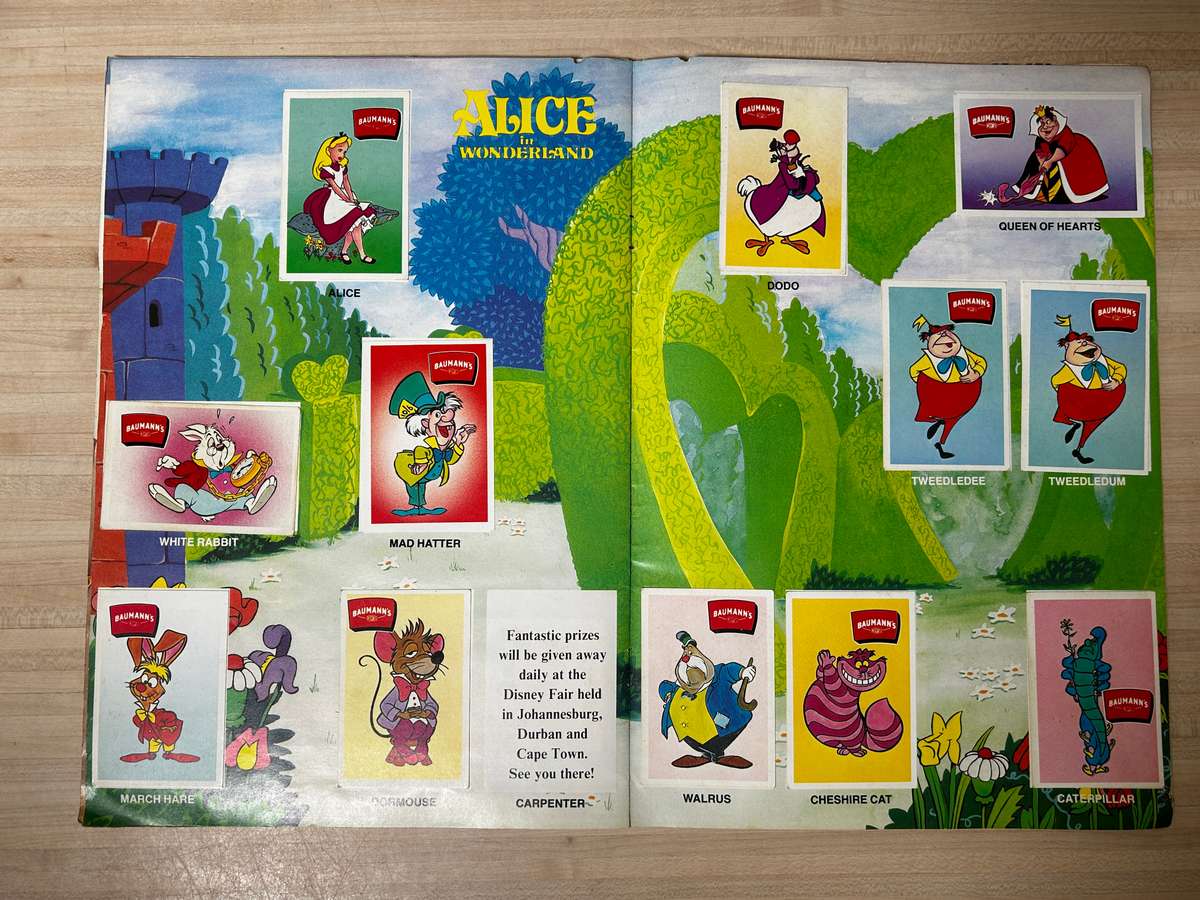 rare 1983 South African IT'S DISNEY 83 a Colin Penn Swop Sensation Sticker Album