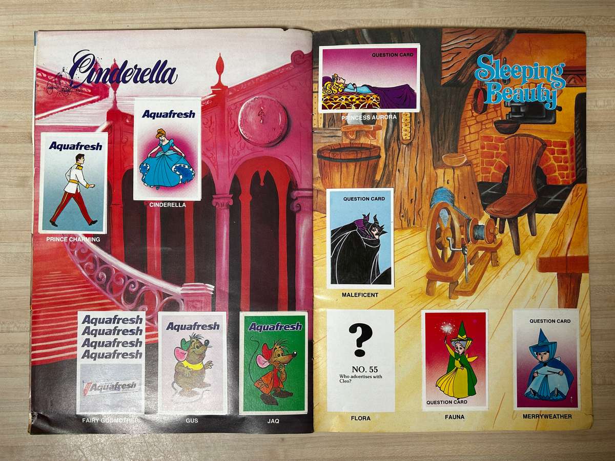 rare 1983 South African IT'S DISNEY 83 a Colin Penn Swop Sensation Sticker Album