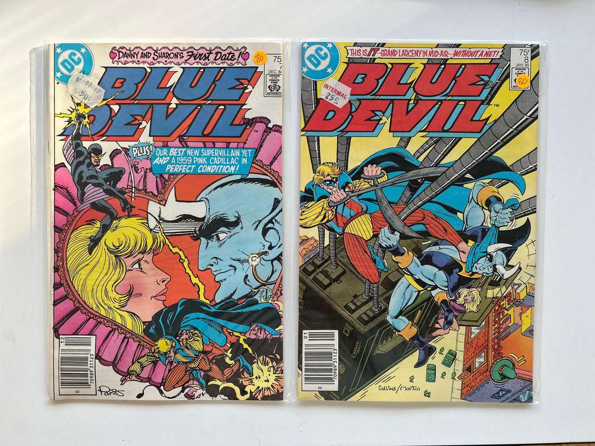 DC comics The BLUE DEVIL lot of 14 comics!