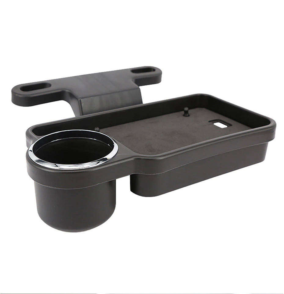 Back Seat Foldable Table Tray With Cup Holder and Stand - Unboxed