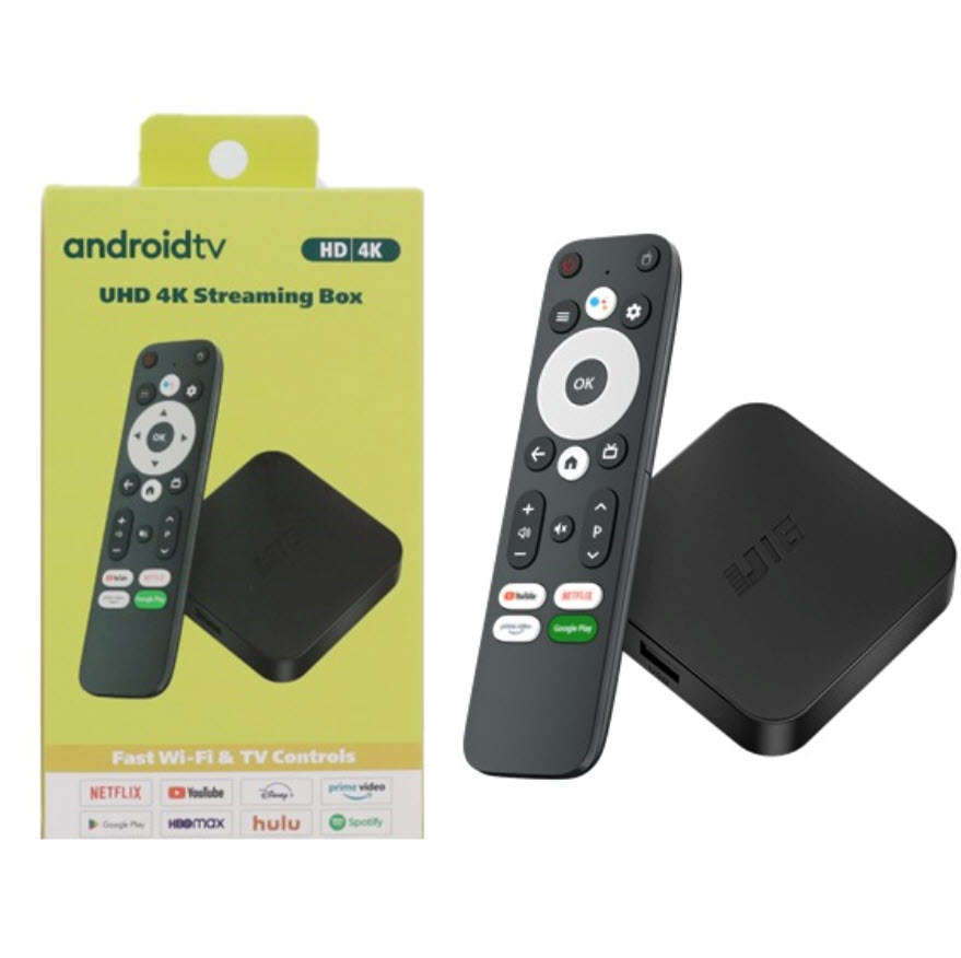 Latest Gen Android 10 TVOS 4K U16  2GB Ram TV Box & ATV OS,  Dual Band WiFi, BT5.2