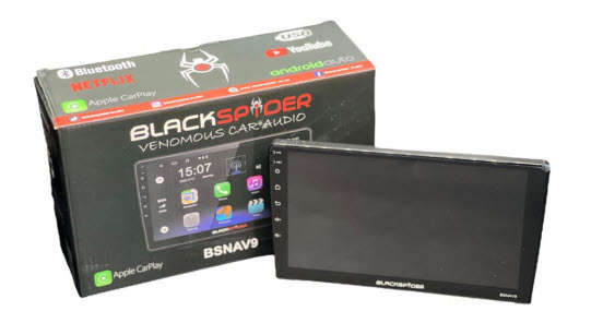 Blackspider  Android BSNAV9 9 Inch Wireless Apple CarPlay Android Auto Radio FREE reverse CAM