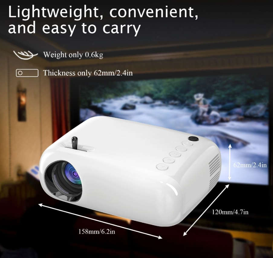 4K LED lamp projector with Ultra HD resolution  Andowl Q-HD220