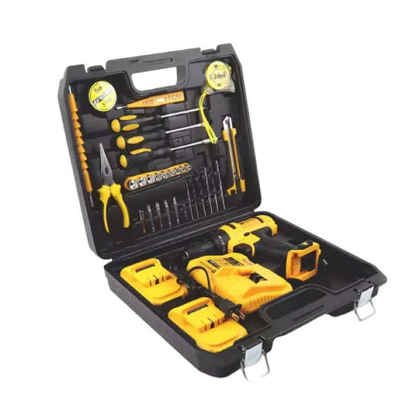 Cordless Lithium Battery Electric Drilling Screwdriver Bits Set Q-Gj011