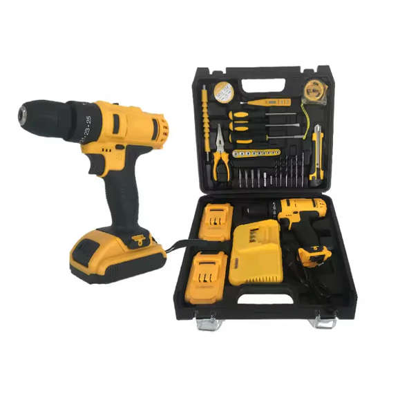 Cordless Lithium Battery Electric Drilling Screwdriver Bits Set Q-Gj011