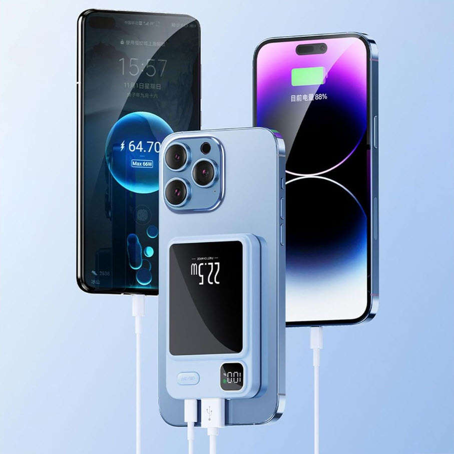 10000mAh 22.5W Magnetic Wireless Fast-Charge Power-Bank