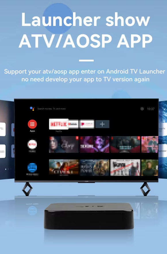 Android 10 TVOS 4K TV Box 2GB RAM 16GB ROM Quad Core CPU 5G WiFi BT5.2