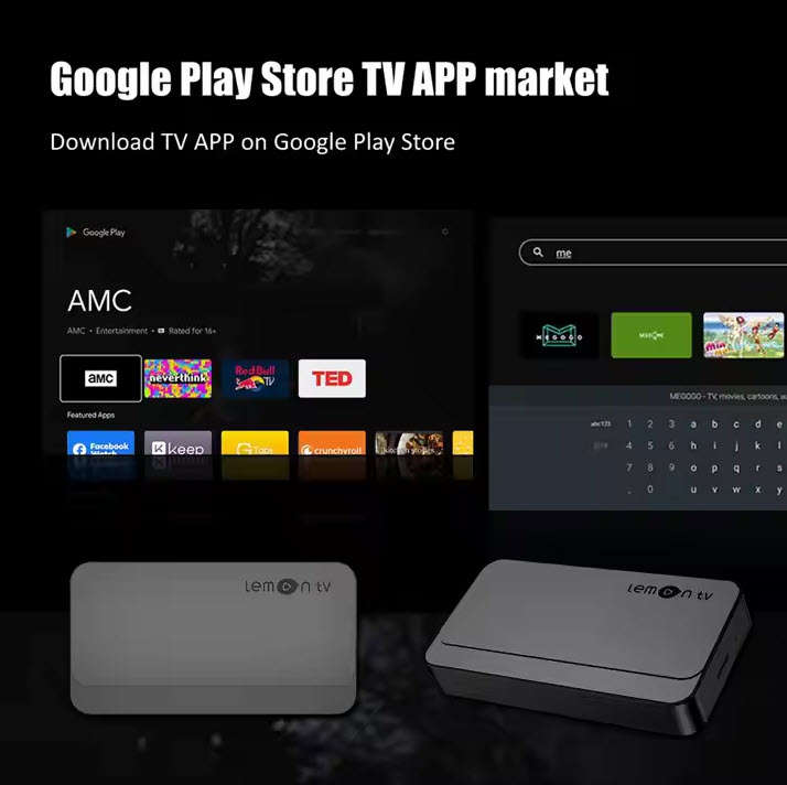 Android 12.0 Lemon Allwinner H618 Quad-Core 64bit 2GB RAM 16GB ROM with 5G WiFi 4K HD TV Box