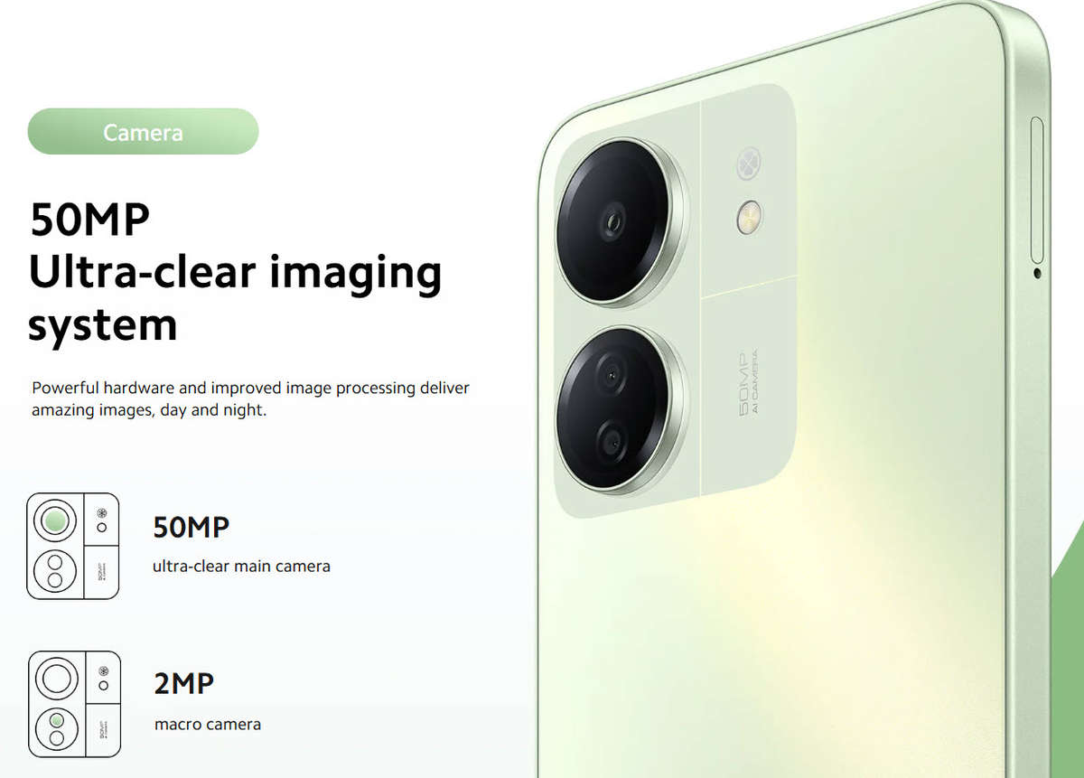 Xiaomi Redmi 13C 8GB Ram 256GB Rom Dual Sim - Midnight Black