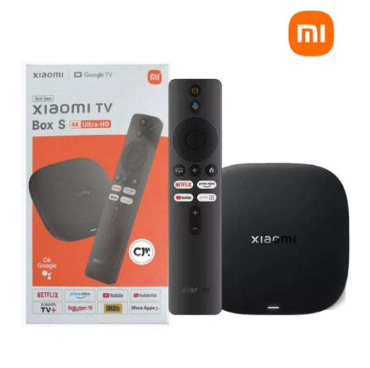 Introducing Xiaomi Mi Box Gen 3 Goggle and Netflix Certified 32GB Android 14 TVOS Tv Box Wi-Fi 6e