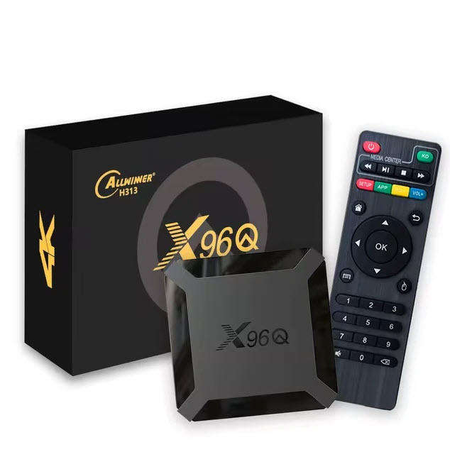 Original X96Q Allwinner H313 Quad-Core 64bit Android Tv Box 16GB Rom