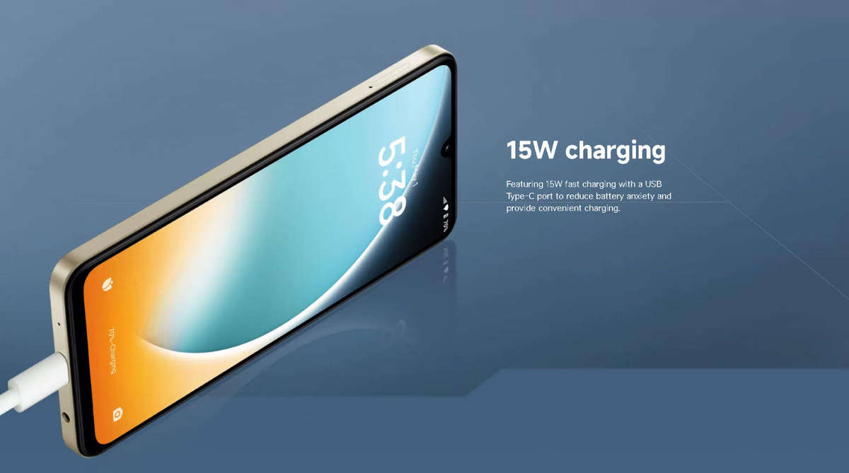 Desert Gold Xiaomi Poco C71 128GB Mobile Phone 120hz Screen Global Version