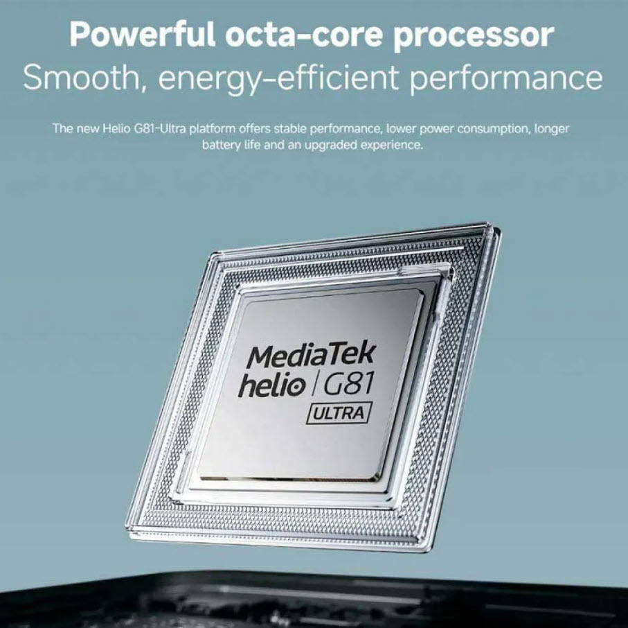 Xiaomi POCO C75  Black-Smartphone 6+128GB,  Immersive 6.88" 120Hz display,  5160mAh battery